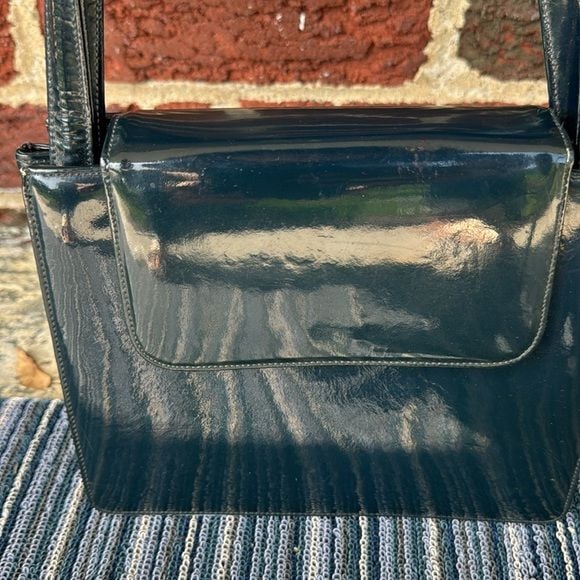 Vintage  Sax Fifth Avenue Patton leather handbag 10
