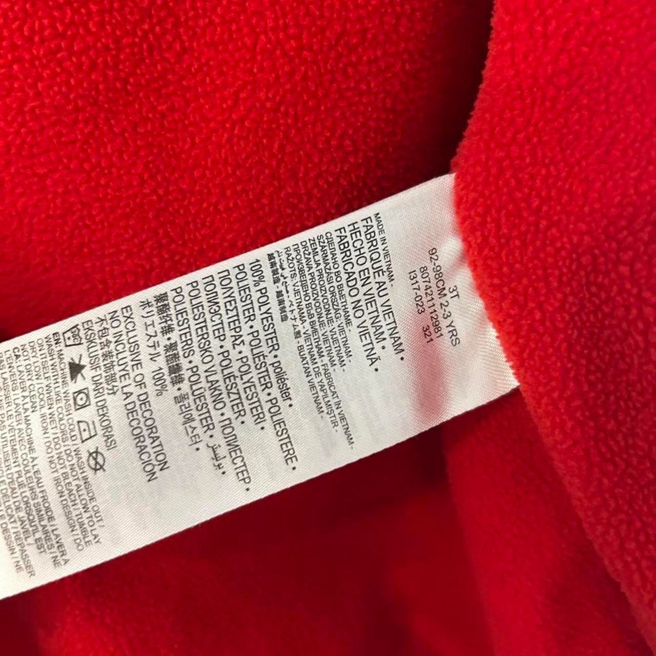 Nike Windbreaker Jacket Size 3T Black Red Toddler 3