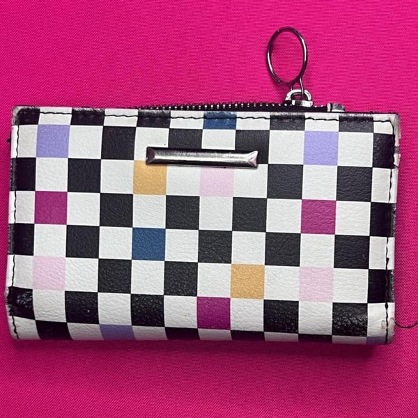 Vans Checkered Multicolor Zip Wallet