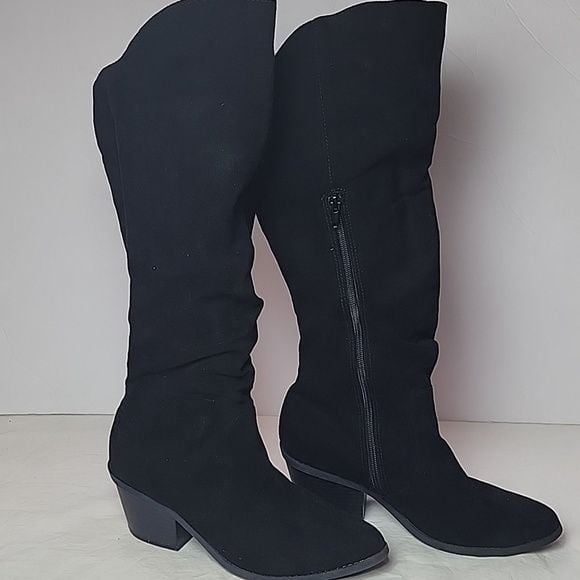 Jellypop Cadice Elegant Black Knee-High Women's Boots 8.5M 2