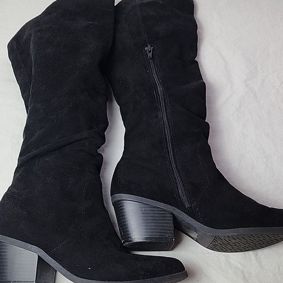 Jellypop Cadice Elegant Black Knee-High Women's Boots 8.5M 3