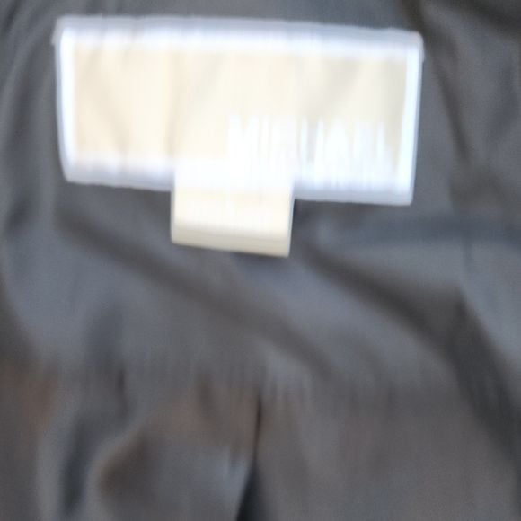 Michael Kors Large Black Puffer Coat with Gold Zippers 10