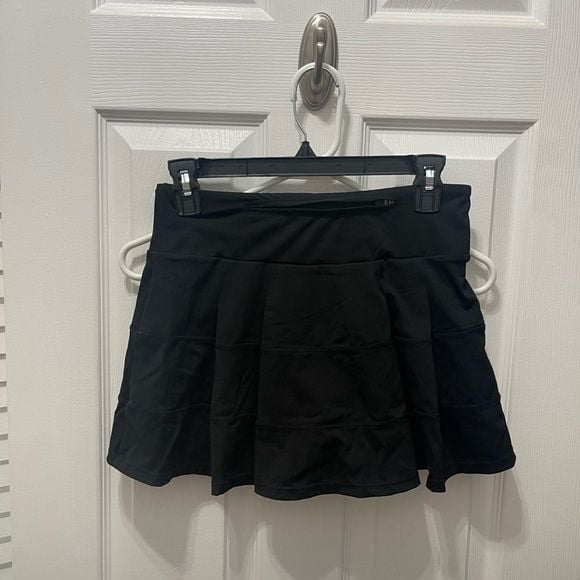 Classic Black Mini Skirt with Wide Waistband 6