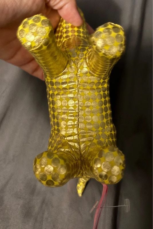 Victoria's Secret PINK gold dog with word HOPE 7