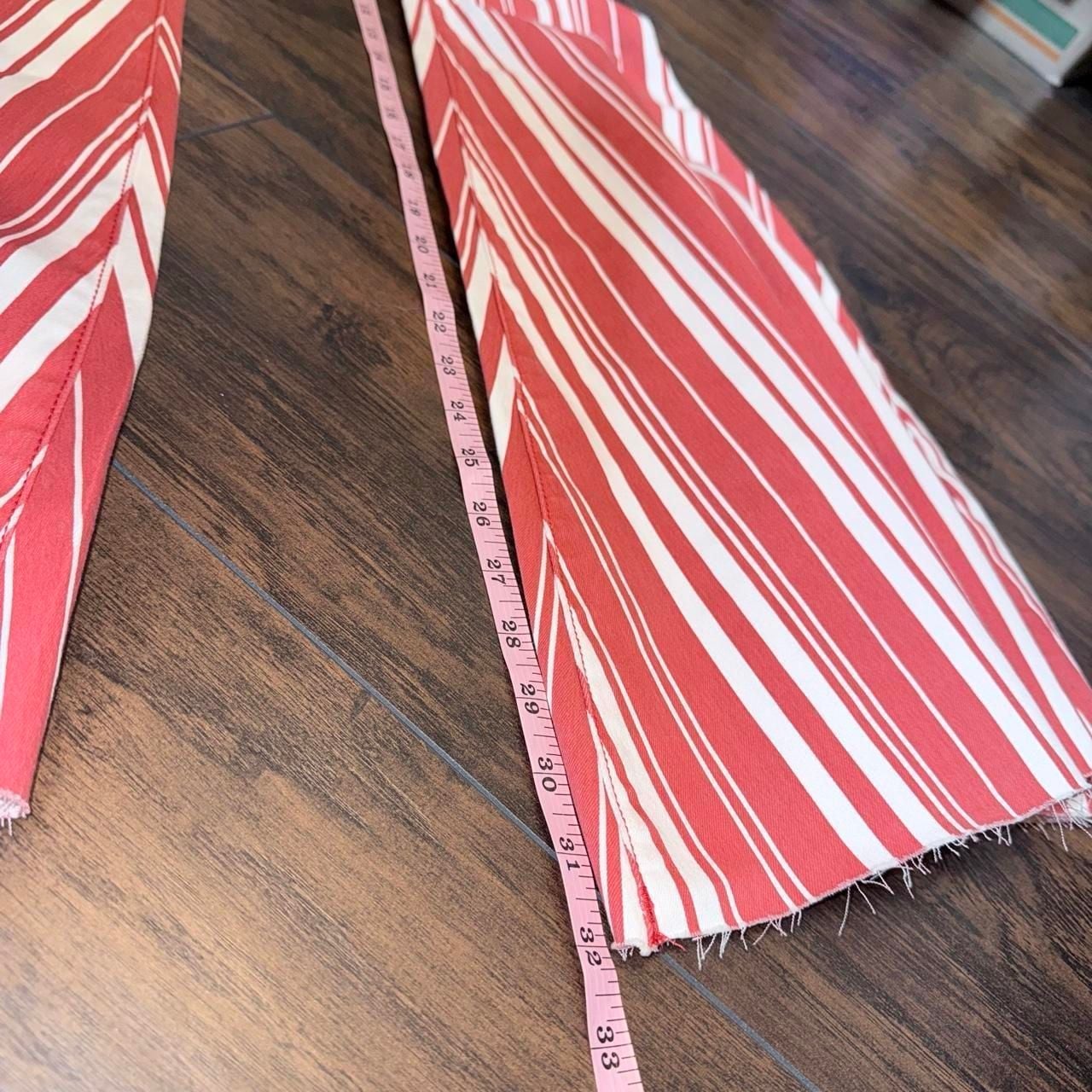 We The Free Just Float On Flare Jeans Size 24 Red White Striped NWT 7