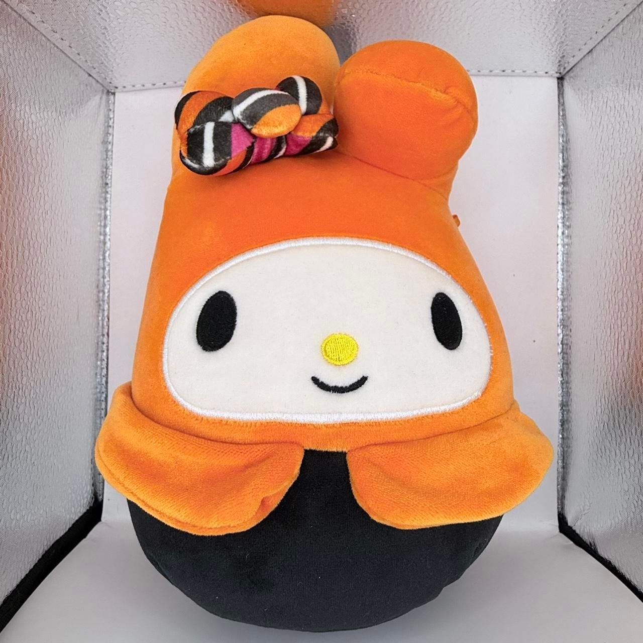Squishmallows My Melody 8-Inch Halloween Orange Pumpkin Sanrio Plush 5