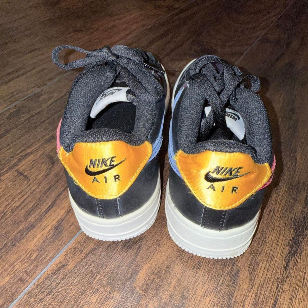 Nike Air Force 1 '06 LV8 EMB Size 5.5Y NBA WNBA Black Multic 7