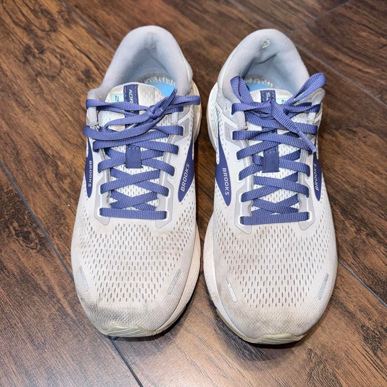 Brooks Adrenaline GTS 22 Size 10 2A Narrow Running Shoes Grey Purple 3