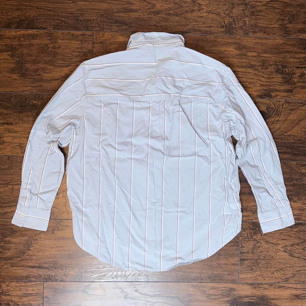Vineyard Vines Striped Button Down Shirt XS Light Blue Long Sleeve 5