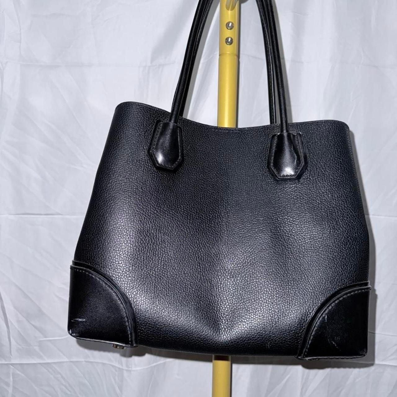 Michael Kors Mercer Pebbled Leather Tote Black 4