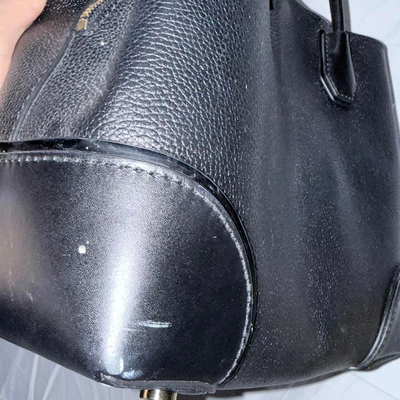 Michael Kors Mercer Pebbled Leather Tote Black 7