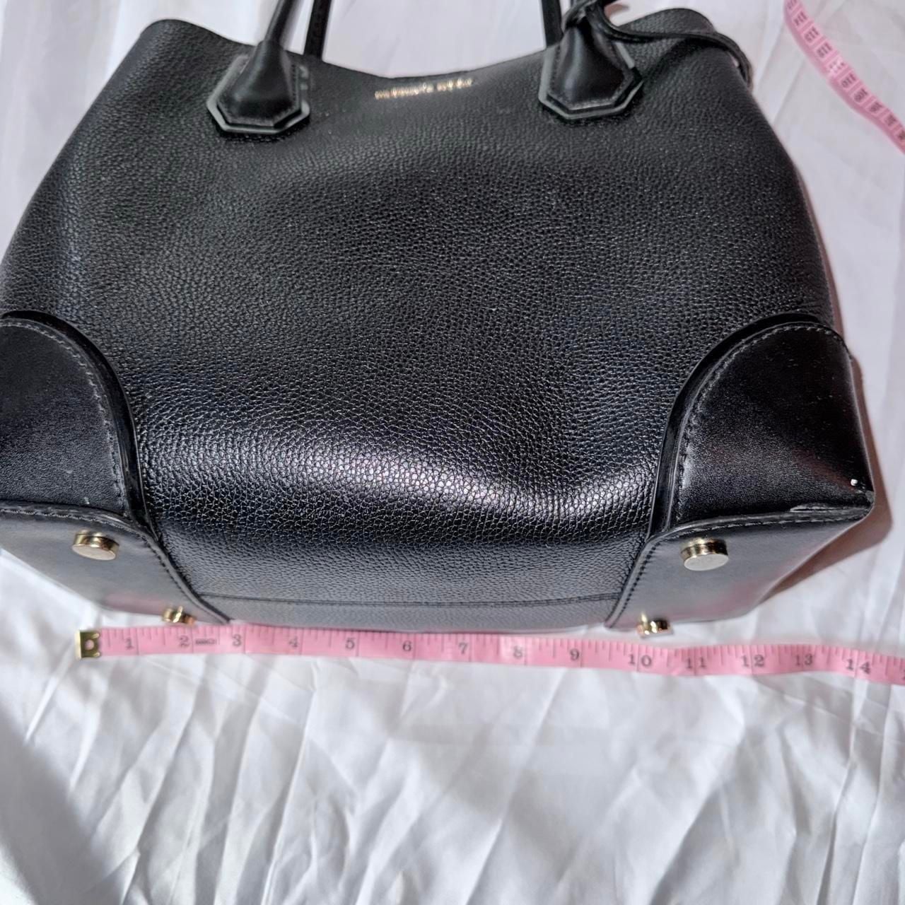 Michael Kors Mercer Pebbled Leather Tote Black 9