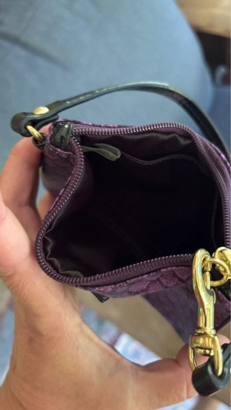 Coach Taylor Snake Print Small Wristlet 4