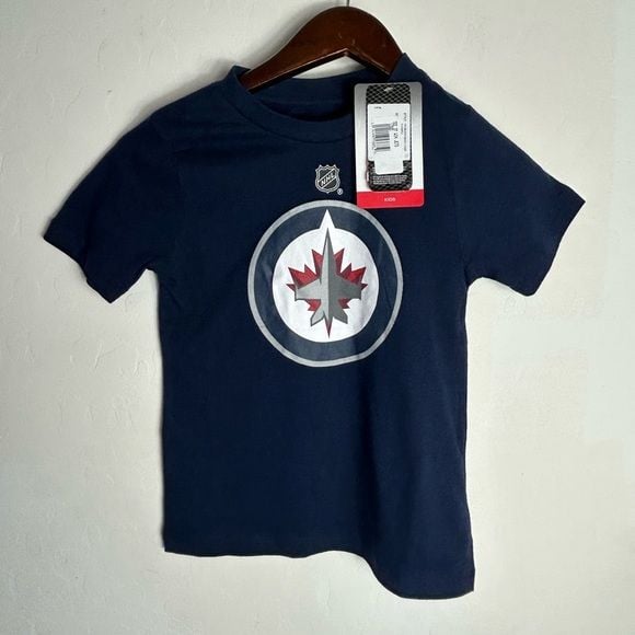 Winnipeg Jets Reebok NHL Team
Logo Hockey T-Shirt boys size. 5/6 2