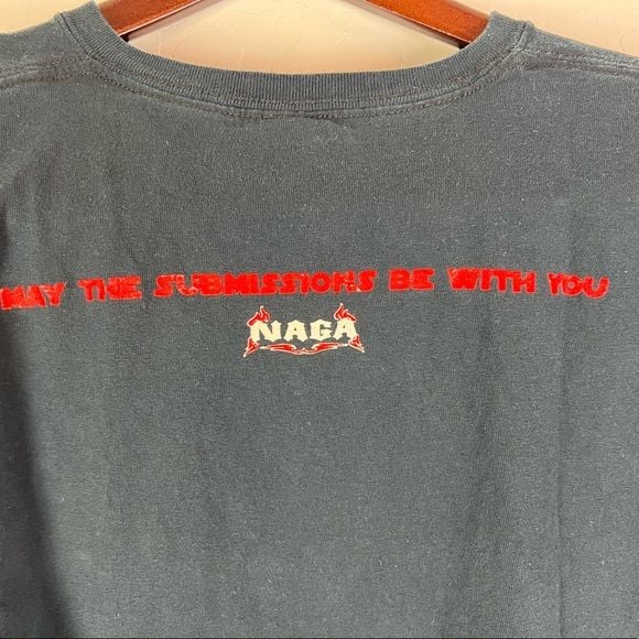 Darth Vader Type Shirt Grappling Youth Boys Size Large Black 7