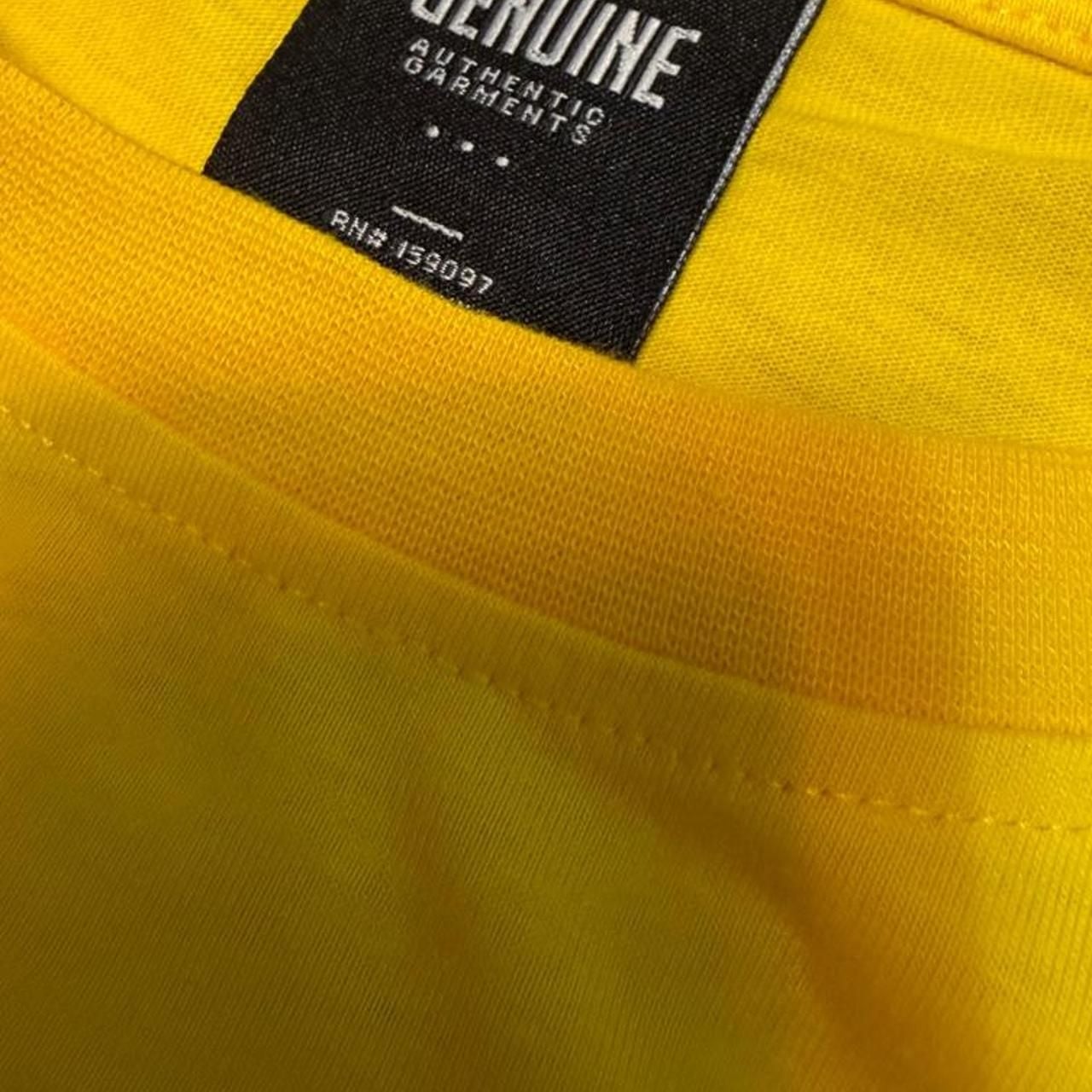 Genuine Authentic City Of Gods Graphic T-Shirt Size L Yellow GN3465 4