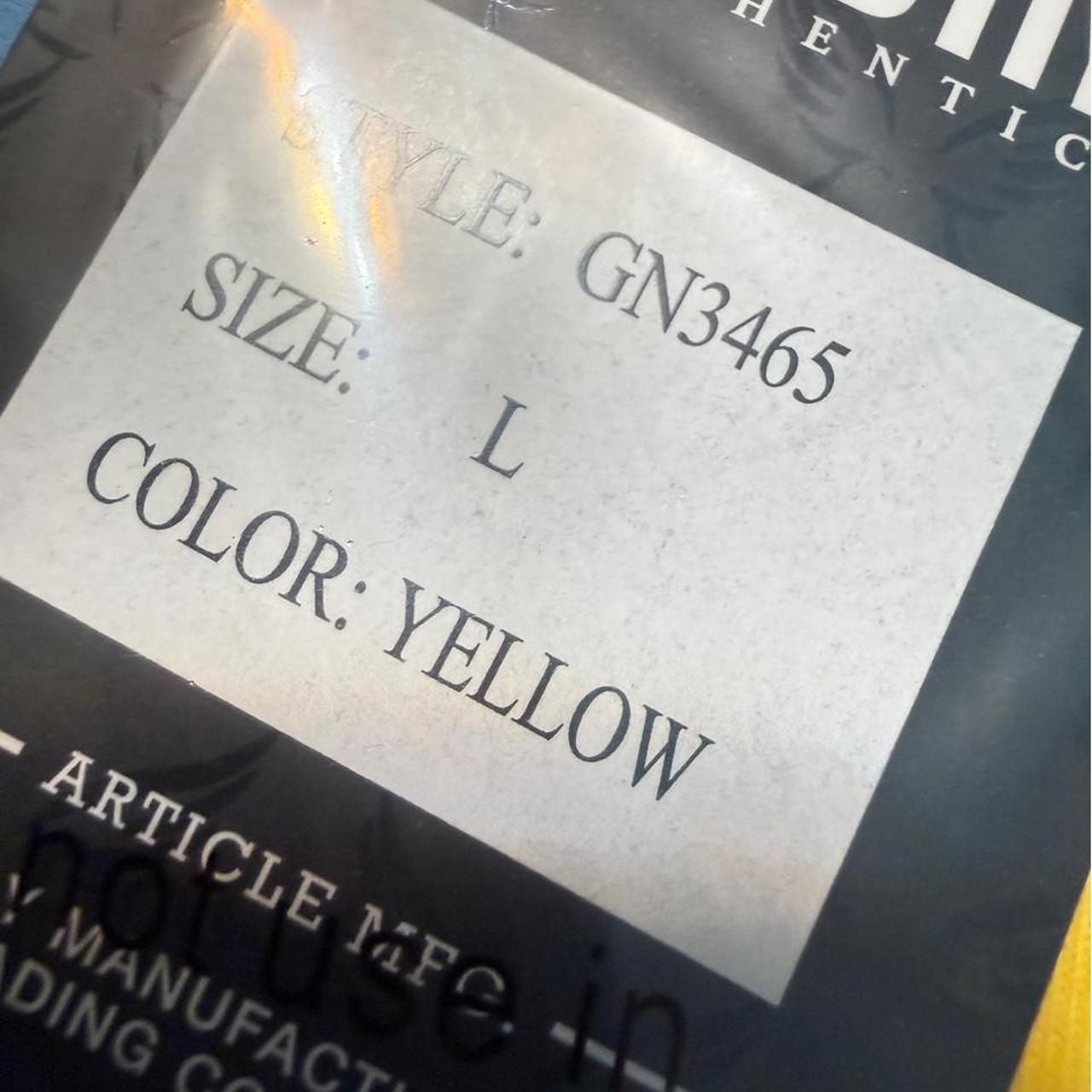 Genuine Authentic City Of Gods Graphic T-Shirt Size L Yellow GN3465 5