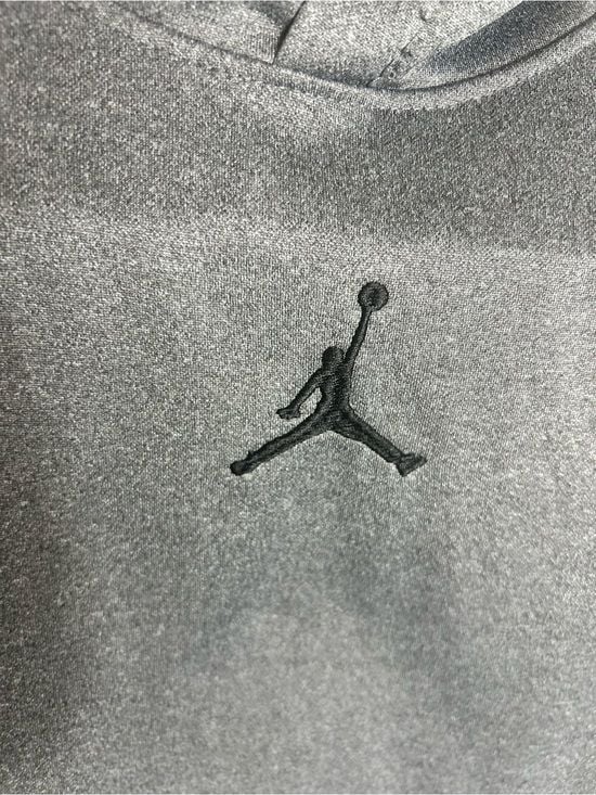 Jordan Kids' Charcoal Gray Jumpman Pullover Hoodie 4