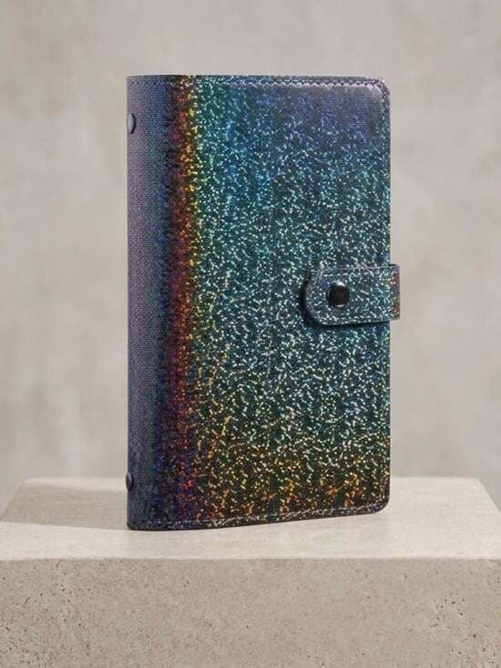 Glitter Rainbow Card Organizer Wallet - Savings Book 6