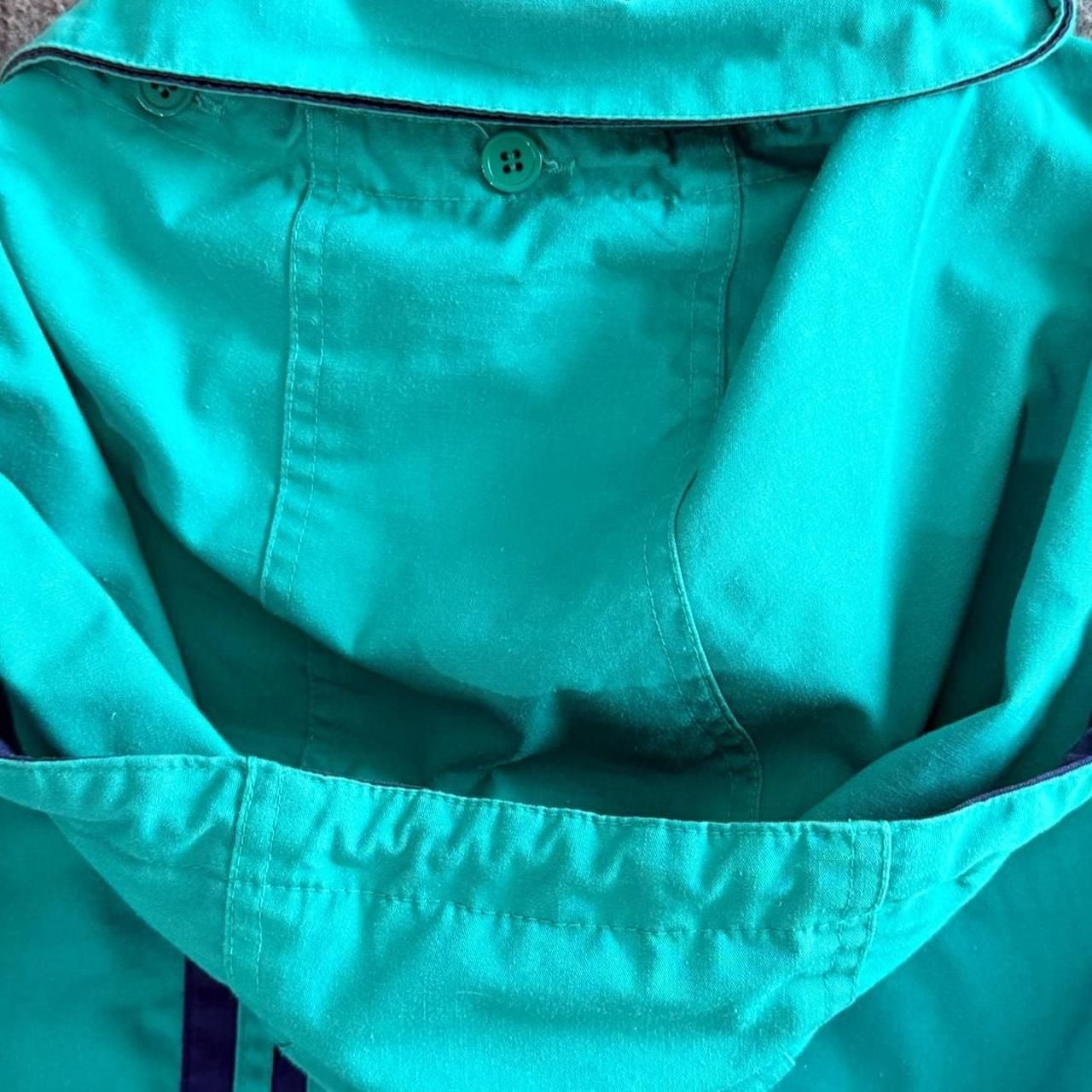 Brunton Teal Windbreaker Size S 90s Retro Sportswear Gorpcore Jacket 7