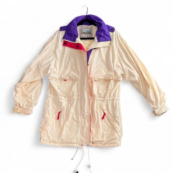 Haute Route Gore-Tex Colorblock Jacket Medium Vintage Ski Shell Windbreaker