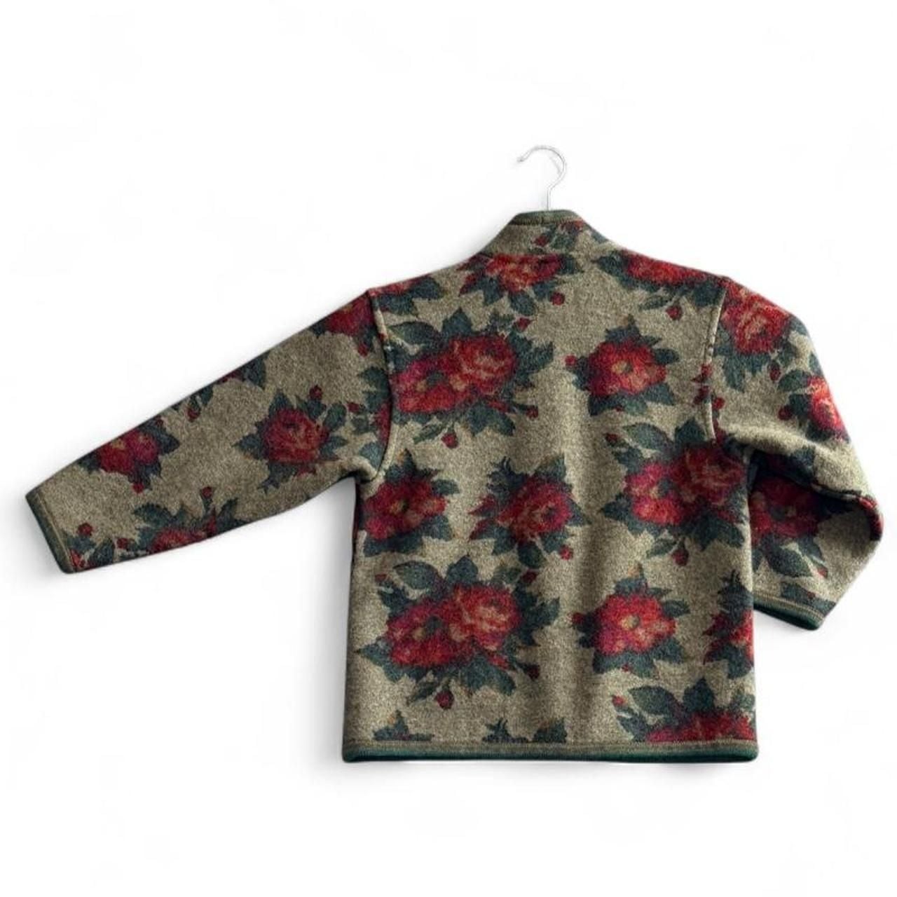Geiger Collections Floral Wool Jacket Size 128 Made in Austria 8