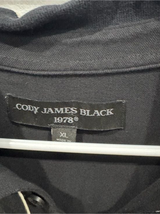 Classic Black Polo with Contrast Trim 3