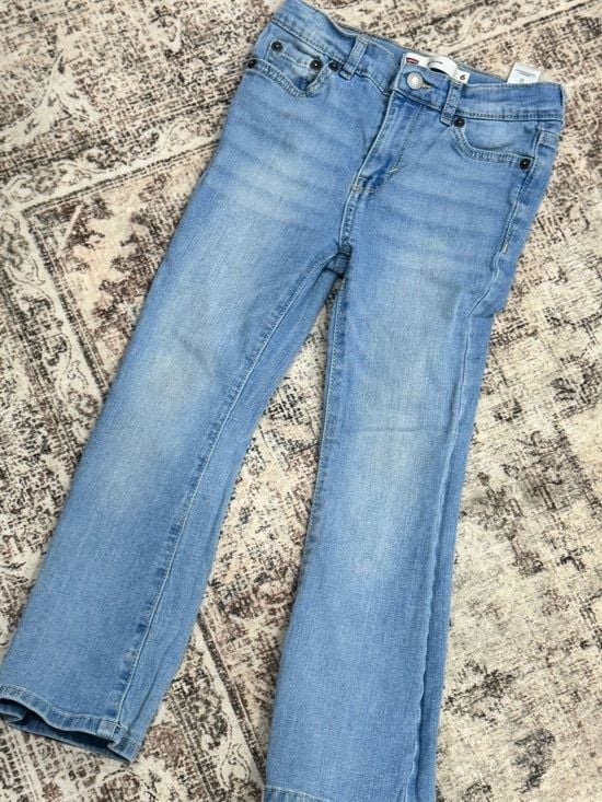 Levis Light Blue little girls Straight-Leg Jeans 2