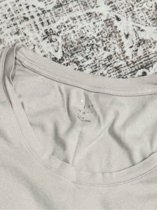 a new day Scoop Neck Short Sleeve Top - Beige 4