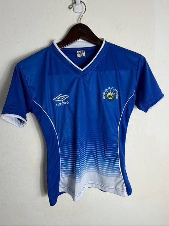 El Salvador Kids Soccer Jersey Medium 3