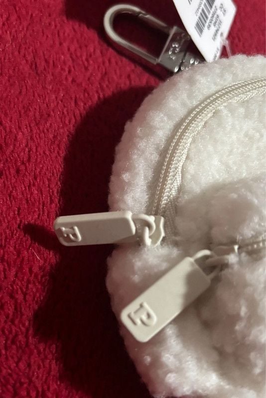 Nwt Pink Victoria’s Secret mini Sherpa keychain 2
