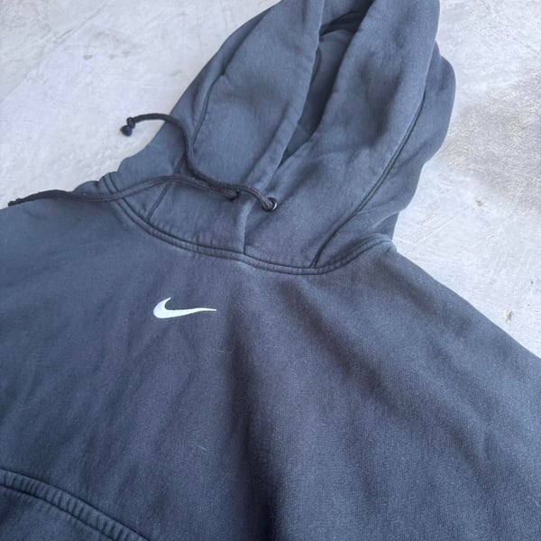 Women’s Nike Vintage Center Swoosh Hoodie Size S Black