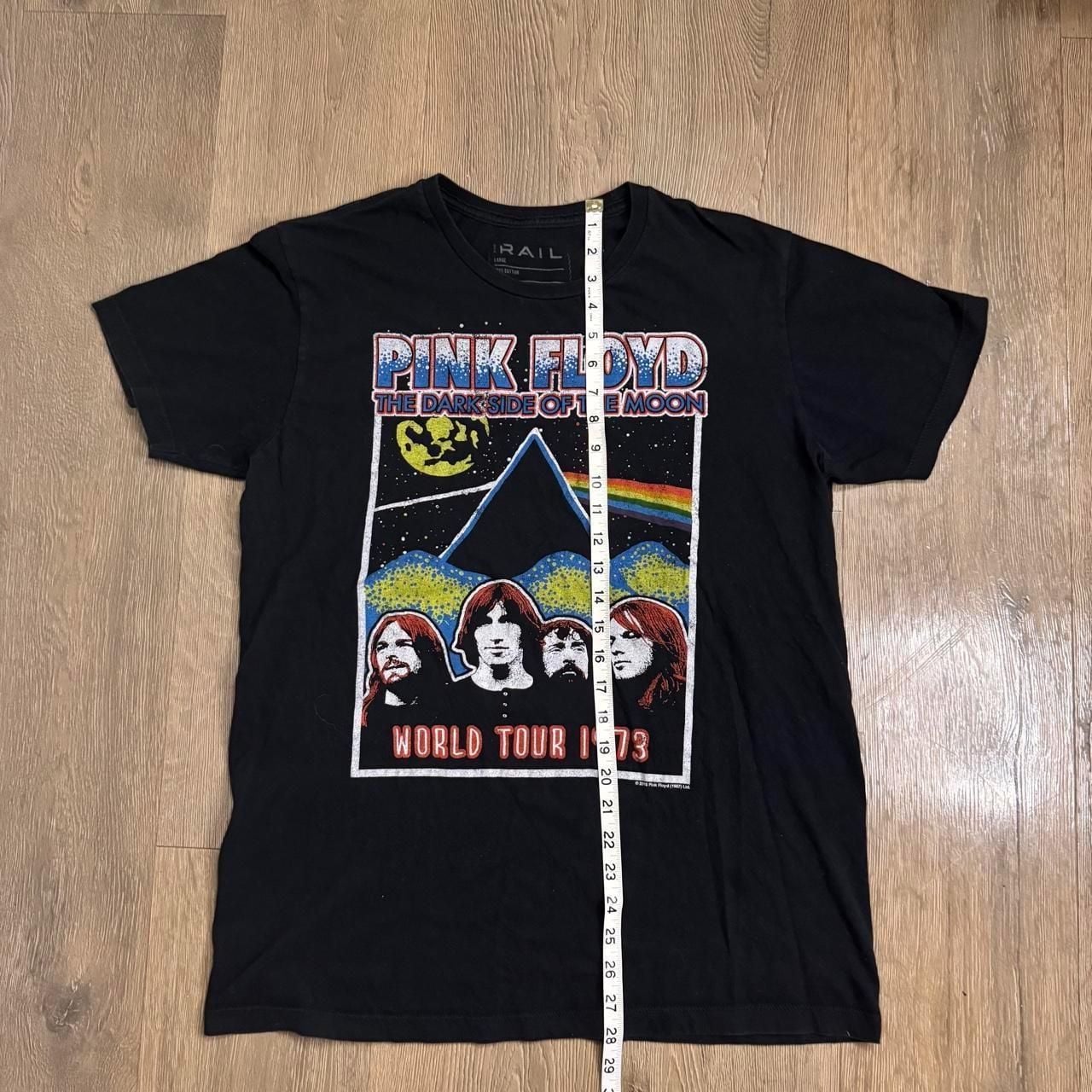 The Rail Pink Floyd Dark Side Of The Moon 1973 Tour T-Shirt Size Large 7