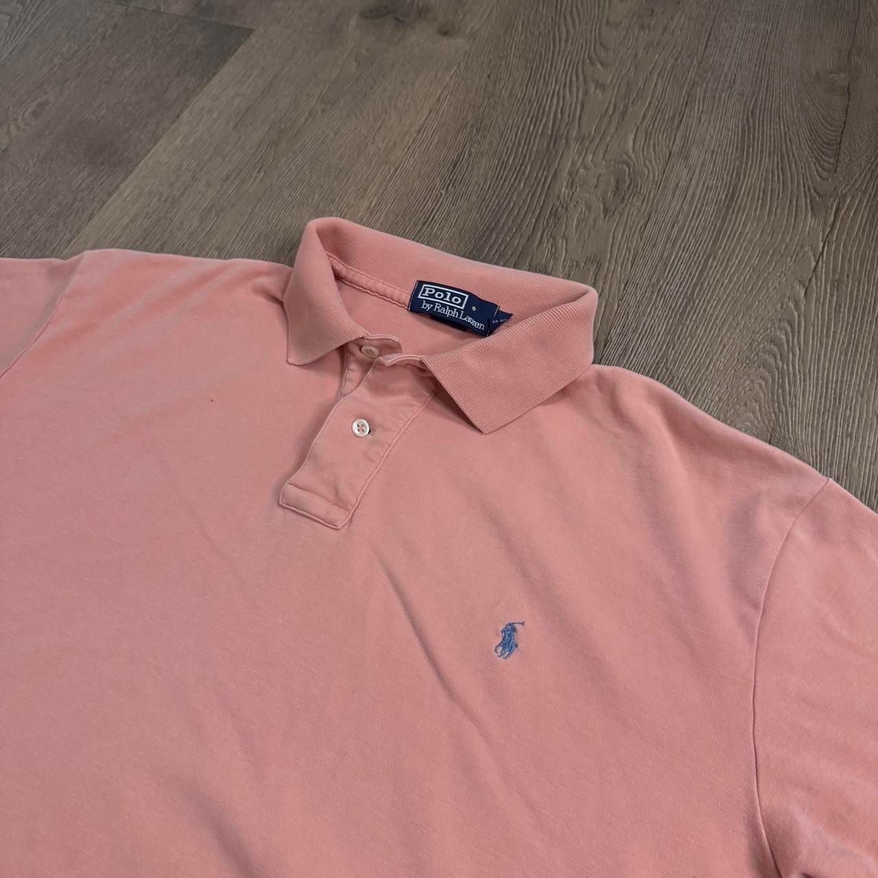 Polo by Ralph Lauren Short Sleeve Polo Size M Pink Salmon 2