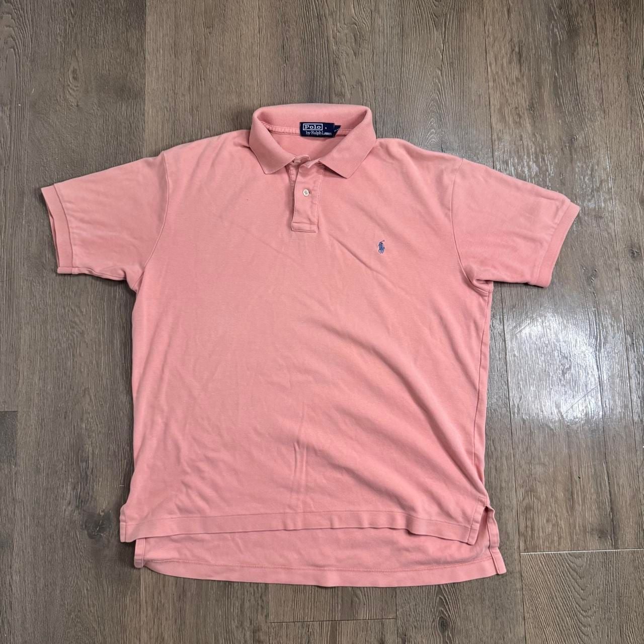 Polo by Ralph Lauren Short Sleeve Polo Size M Pink Salmon 3