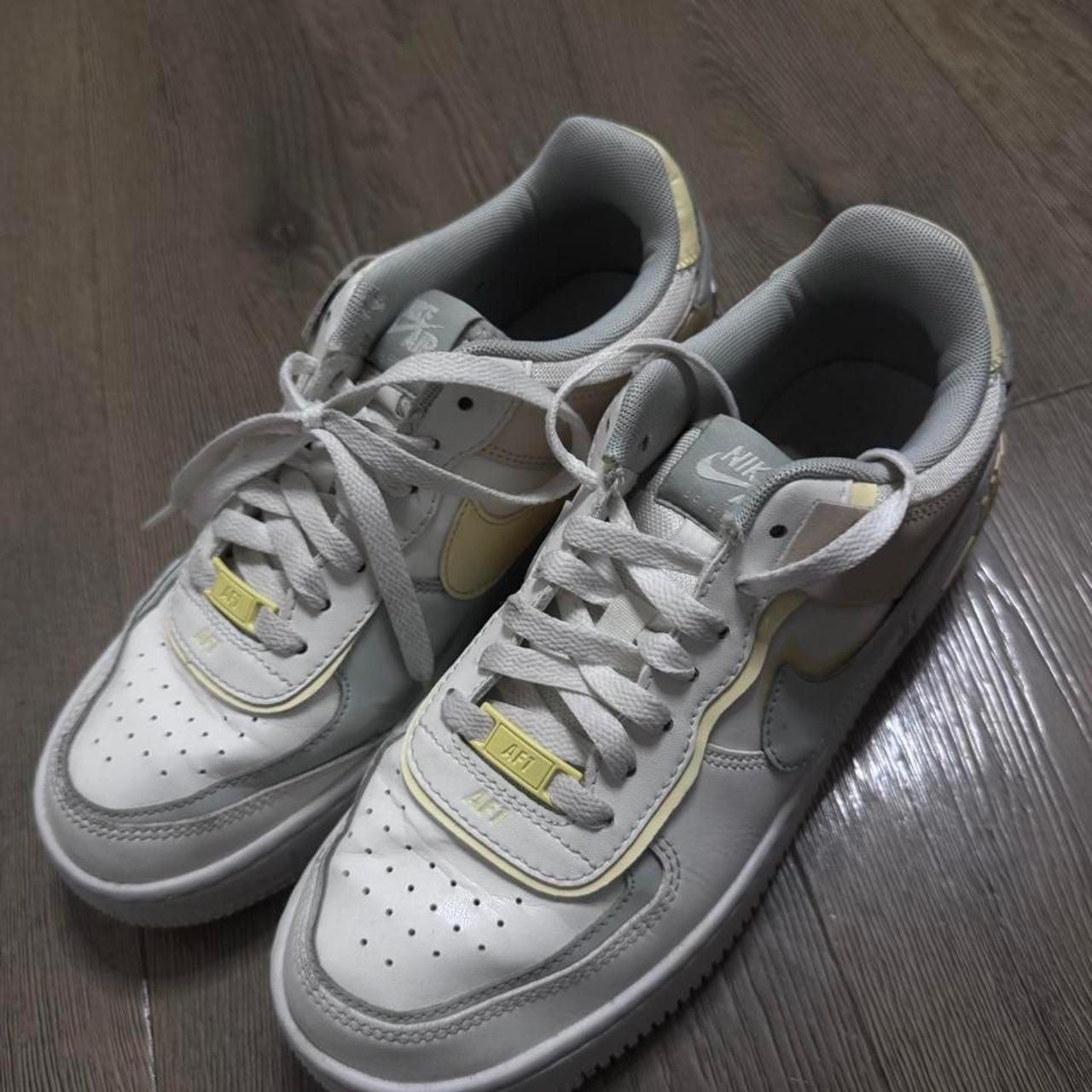 Nike Air Force 1 Shadow US 8 Citron Tint Sail Light Silver 4
