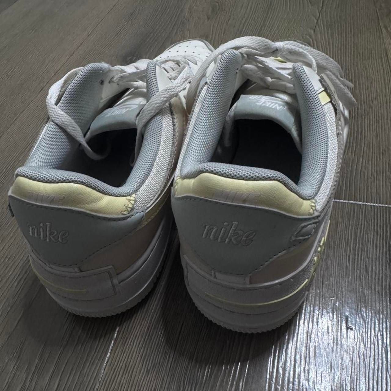 Nike Air Force 1 Shadow US 8 Citron Tint Sail Light Silver 5