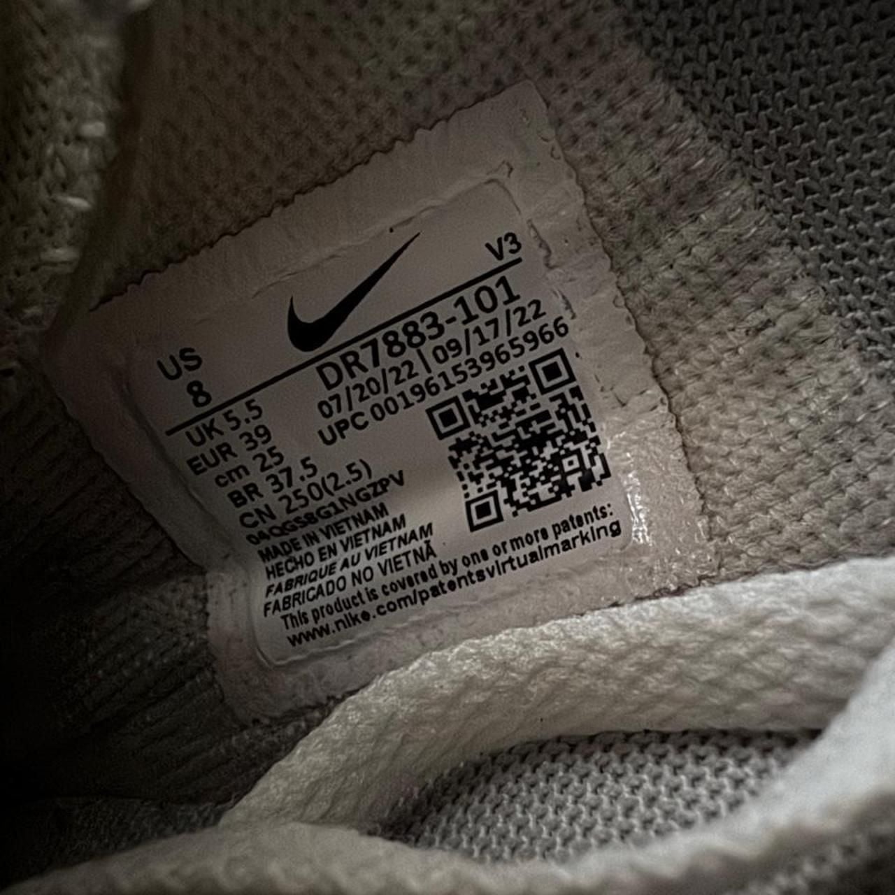 Nike Air Force 1 Shadow US 8 Citron Tint Sail Light Silver 7