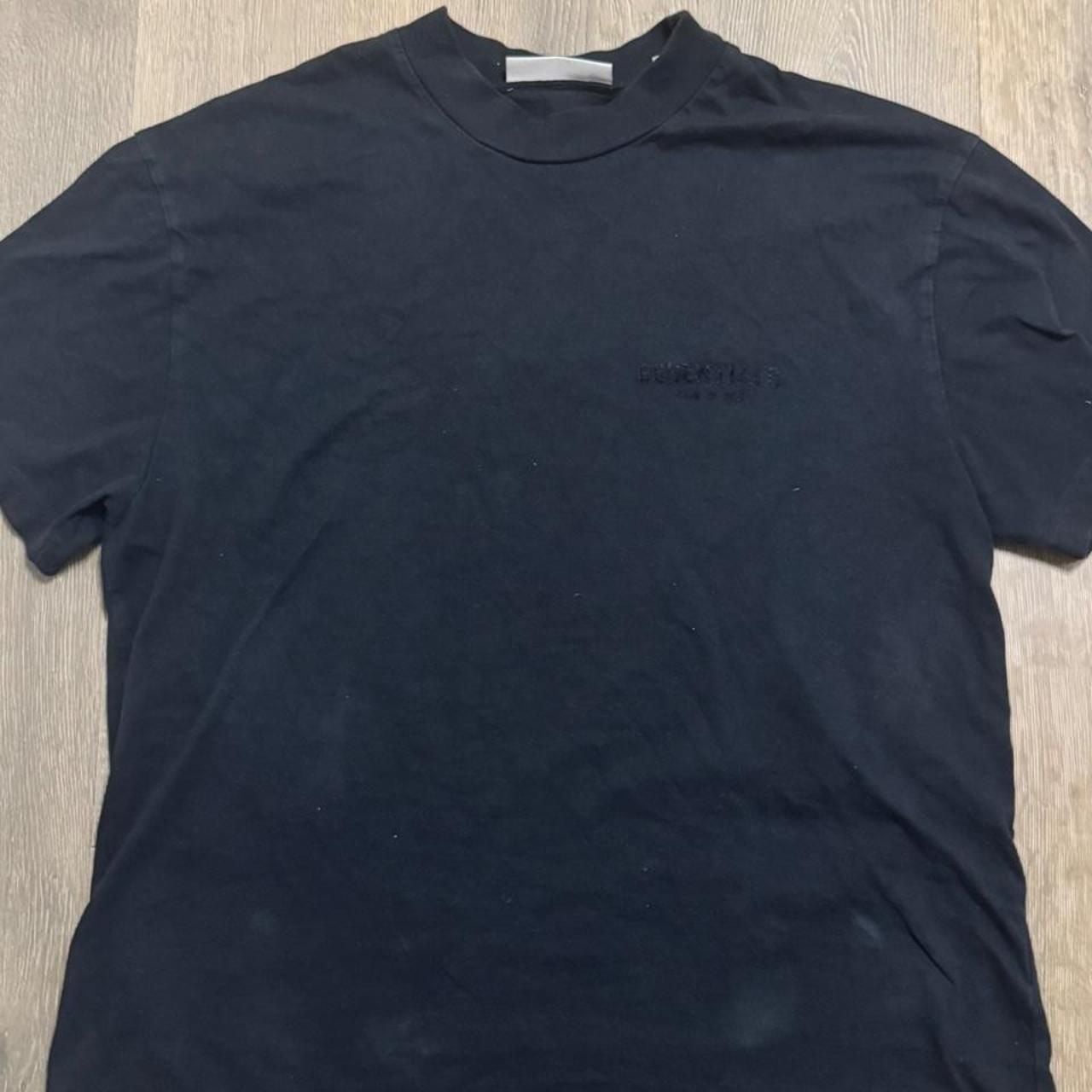 Fear of God Essentials T-Shirt Size L Black Cotton Logo Tee 6