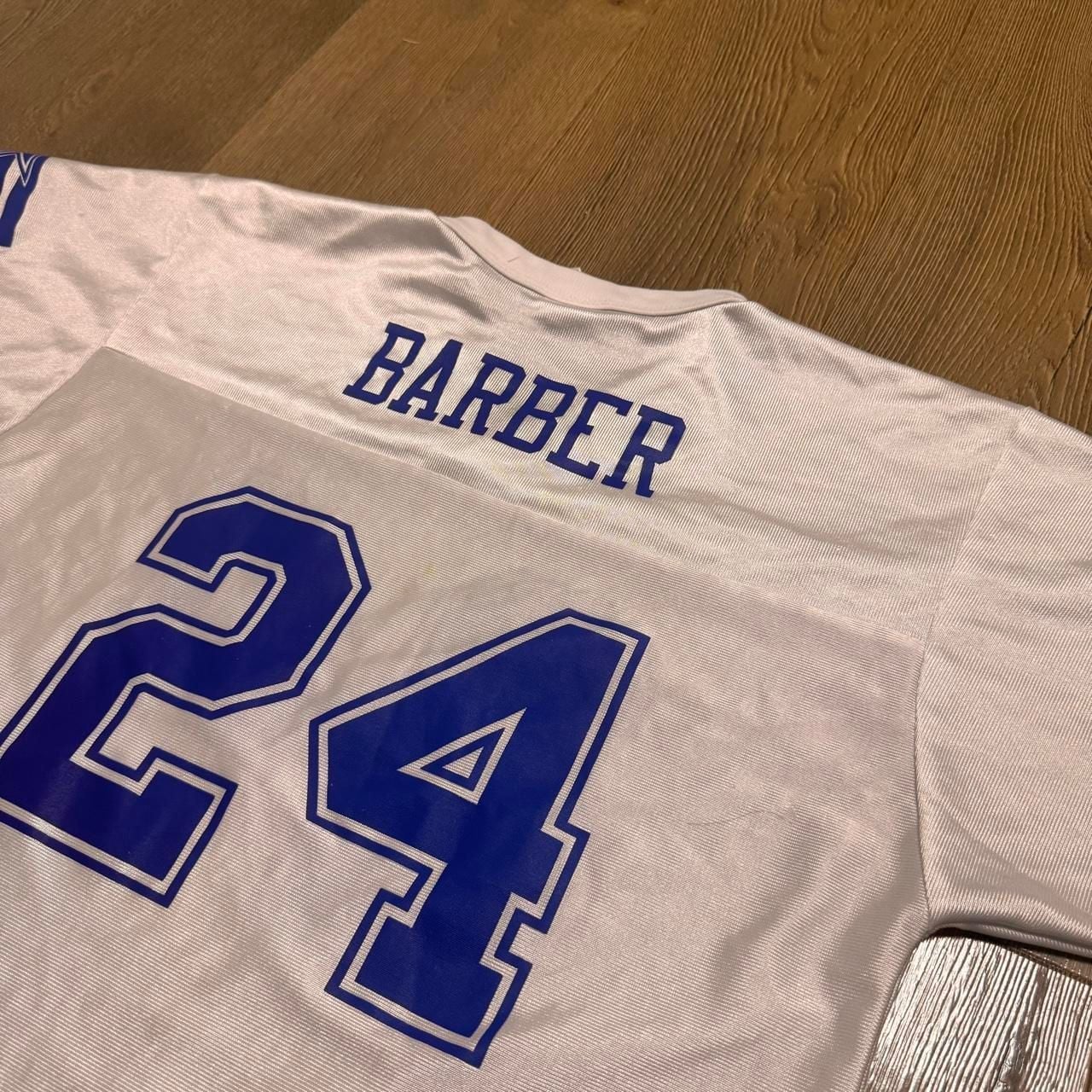 NFL Players Dallas Cowboys Marion Barber 24 Youth L White Jersey 2