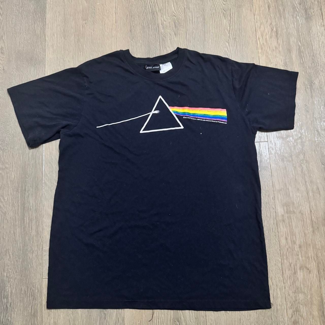 Pink Floyd Dark Side Of The Moon T-Shirt Size M Black Graphic Tee 3