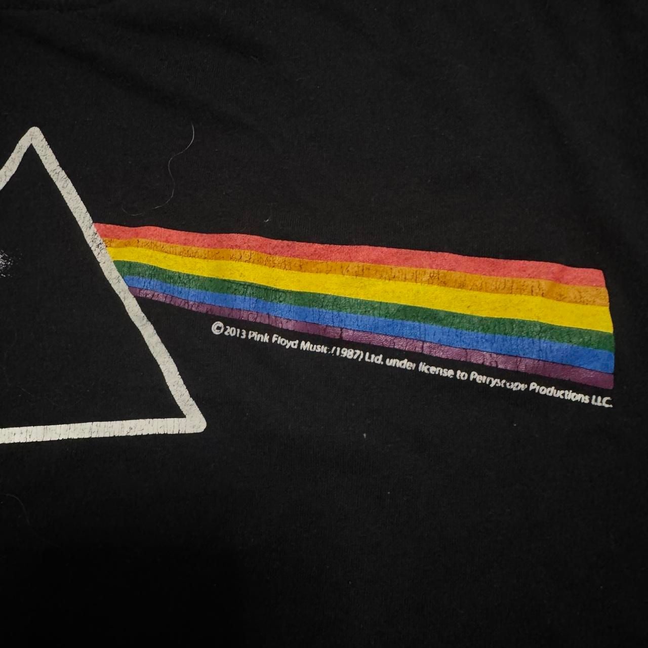 Pink Floyd Dark Side Of The Moon T-Shirt Size M Black Graphic Tee 4