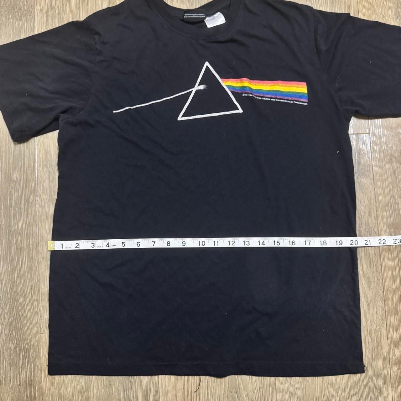 Pink Floyd Dark Side Of The Moon T-Shirt Size M Black Graphic Tee 7