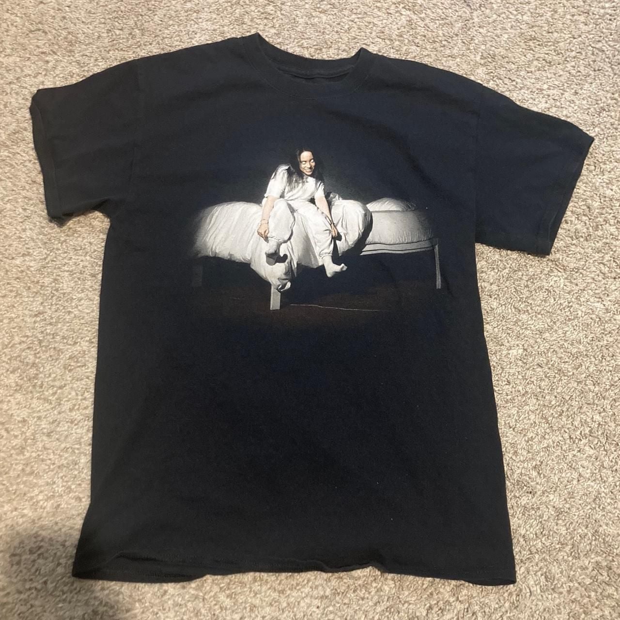 Billie Eilish World Tour 2019 T-Shirt Size M Black 2