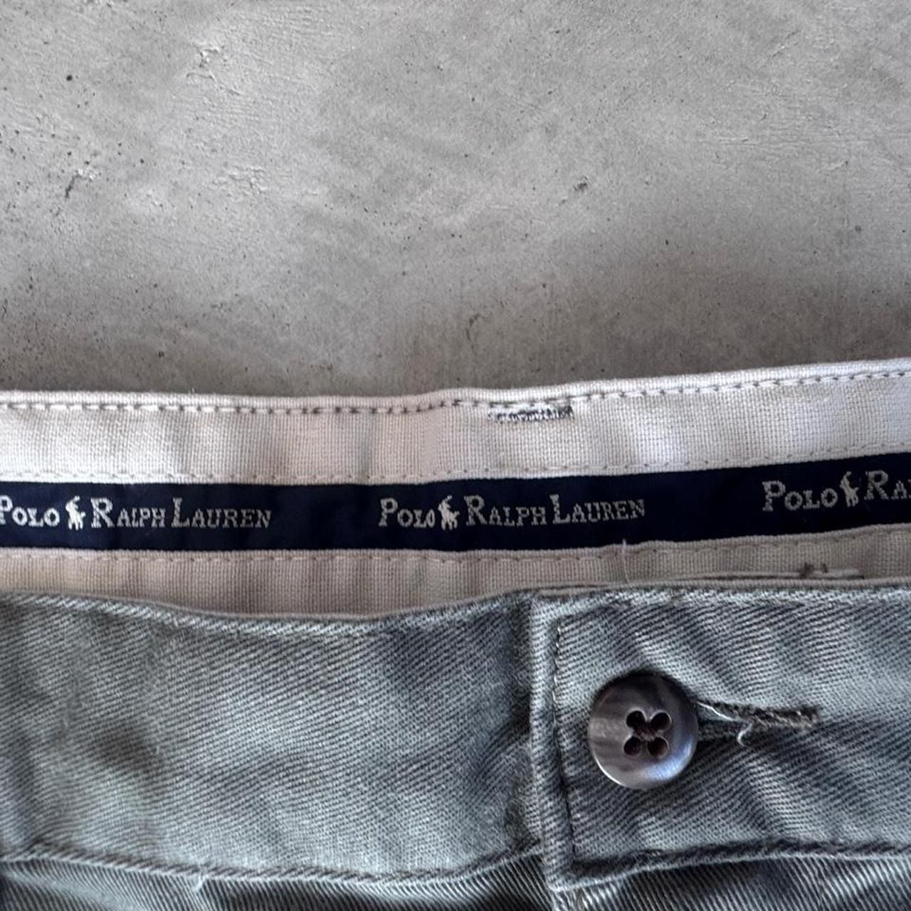 Polo Ralph Lauren Chino Shorts Olive Green Pleated 4