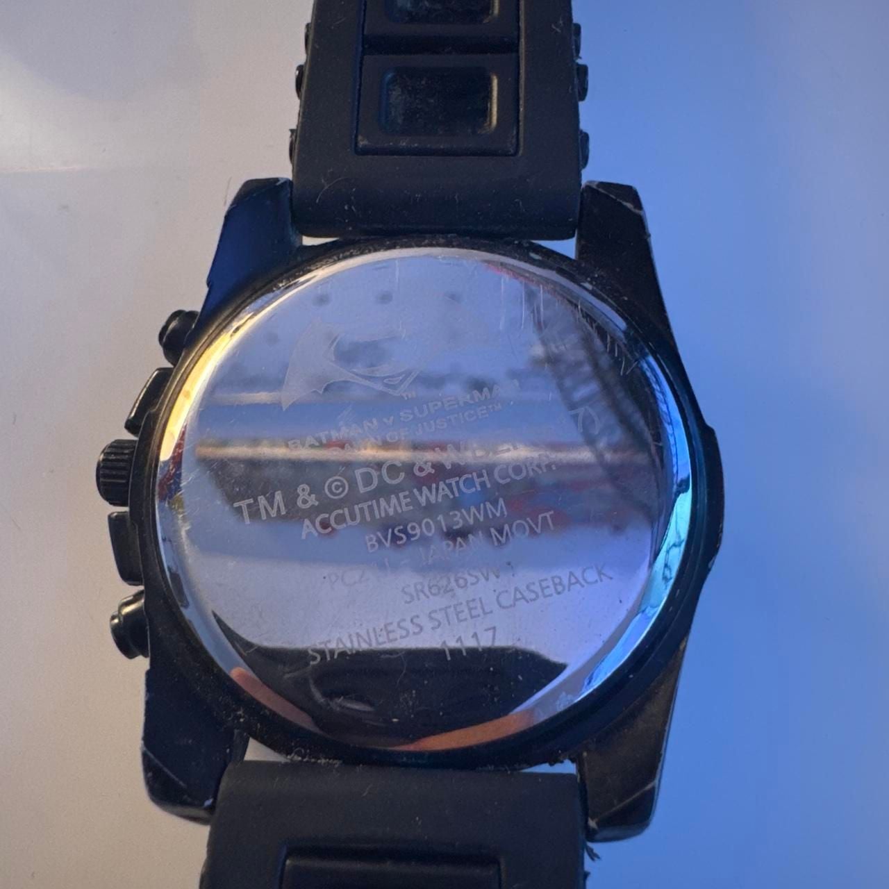 Accutime Batman v Superman Watch BVS9013WM Black 3