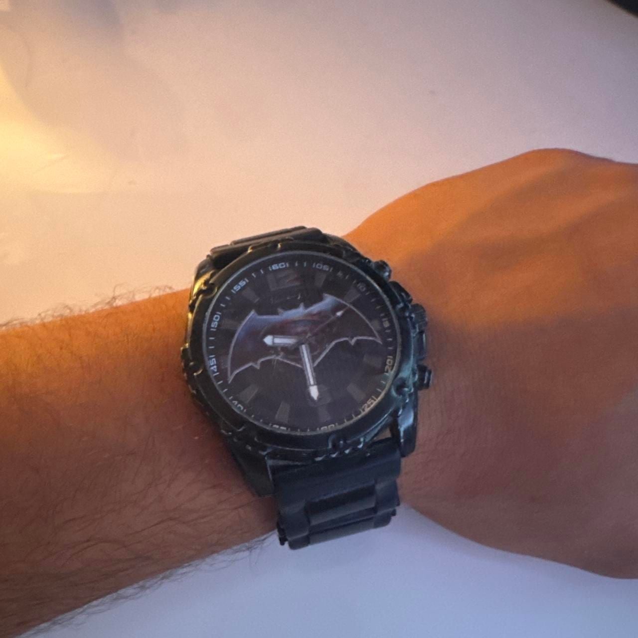Accutime Batman v Superman Watch BVS9013WM Black 4