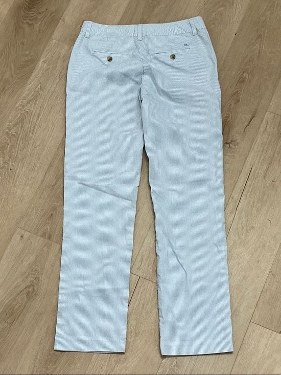 Vineyard Vines Light Blue Pinstripe Chinos 4