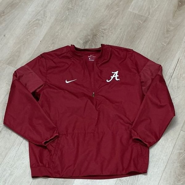 Nike Crimson Men's Alabama Pullover Windbreaker