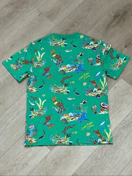 Polo by Ralph Lauren Green Kids' Ocean Adventure Graphic Tee 4